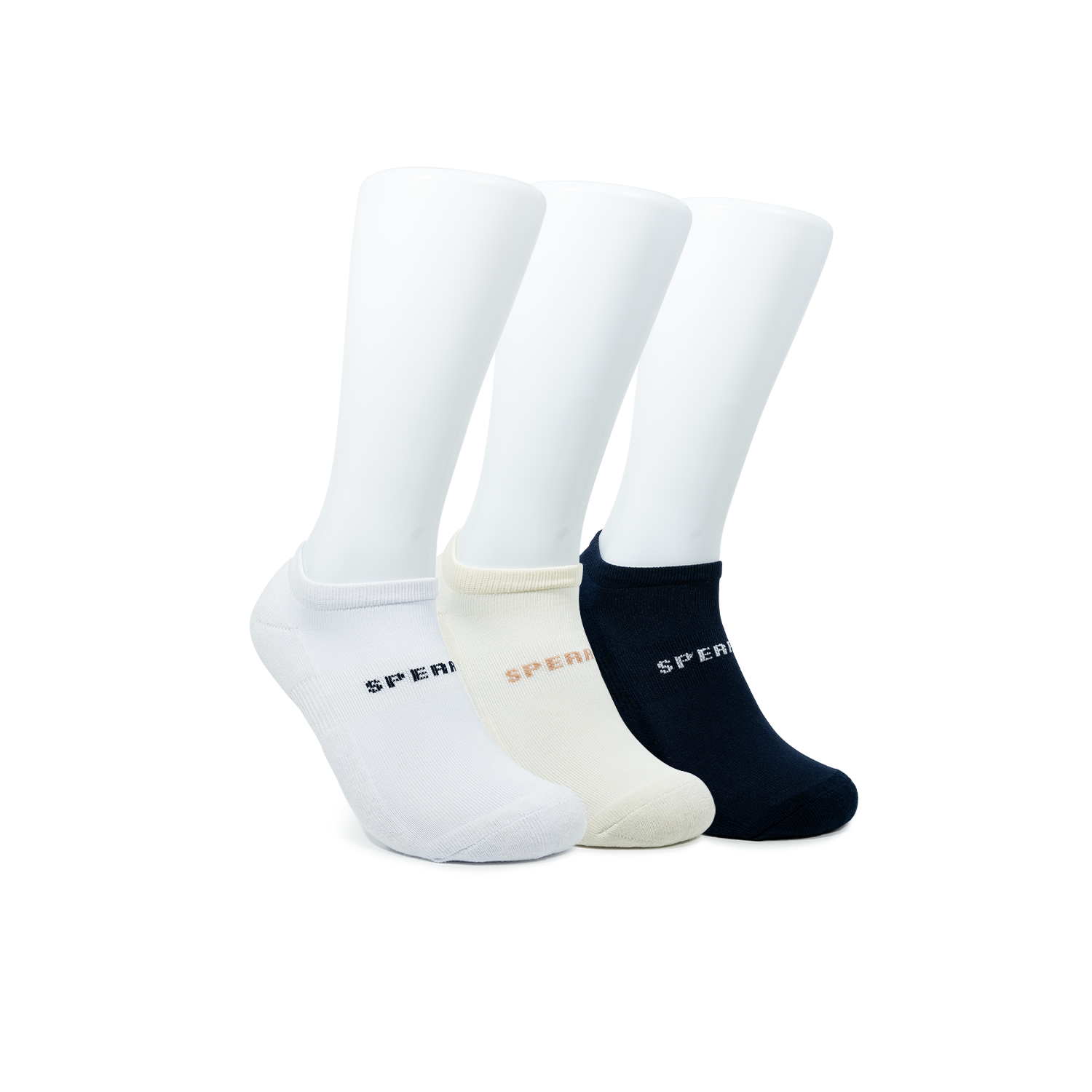 3• In• 1 Sneaker Low Cut Plain - White/Navy (25F65571)