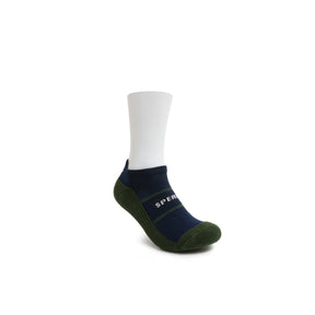 Men's 3 in 1 Sneaker No Show Socks - Bone/Navy/Black (25F65581)