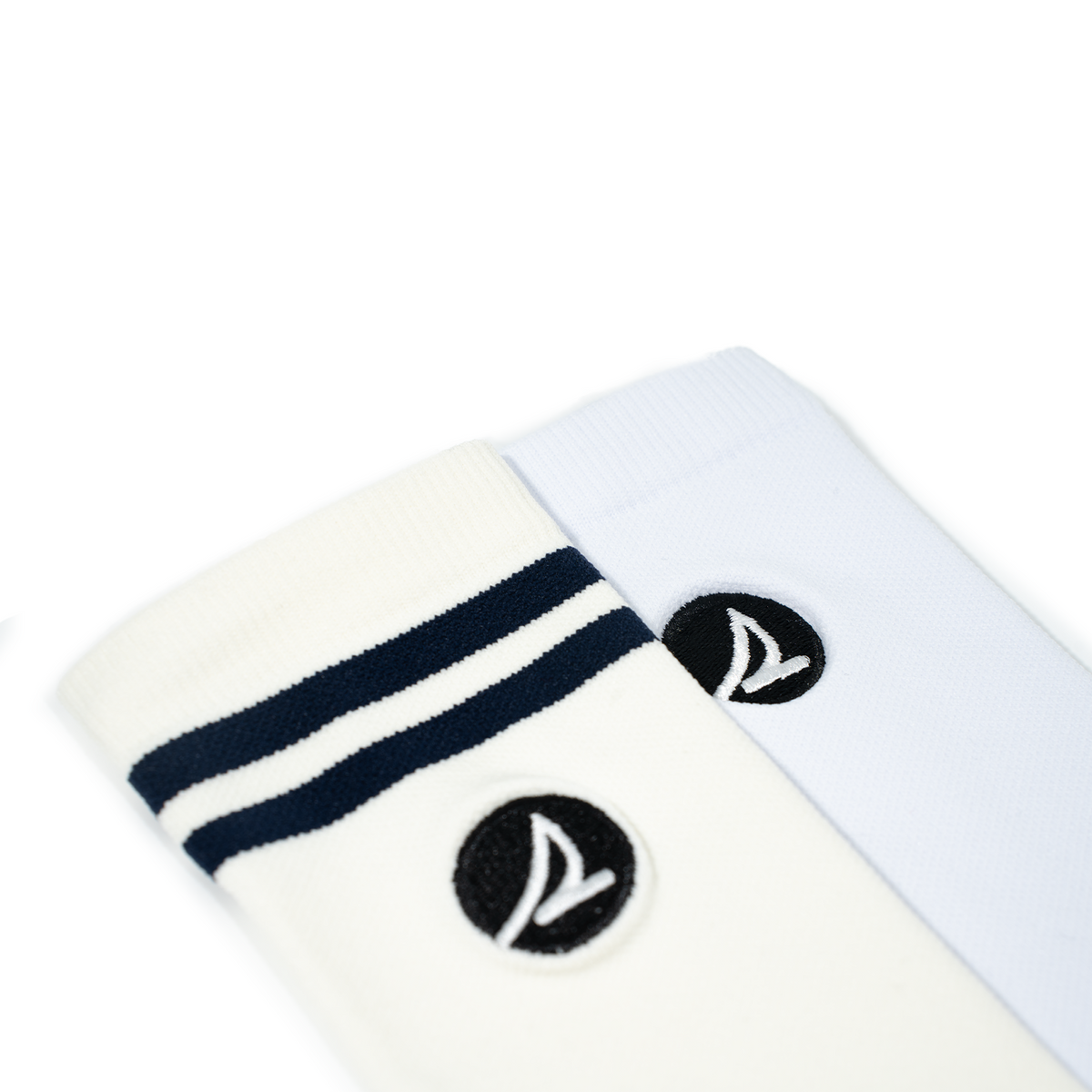 Men's 2• In• 1 Crew Socks Varsity - White/Bone (25F65671)