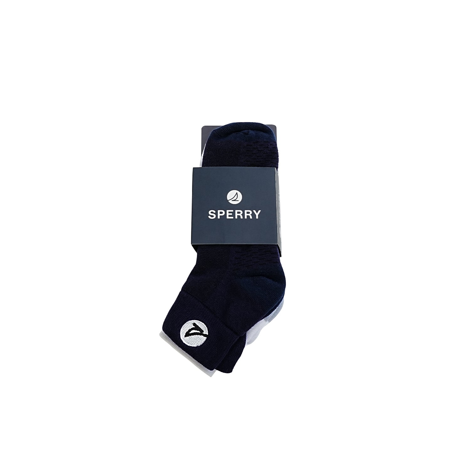2• In• 1 Ankle Socks Accents - Green/Navy (25F66112)
