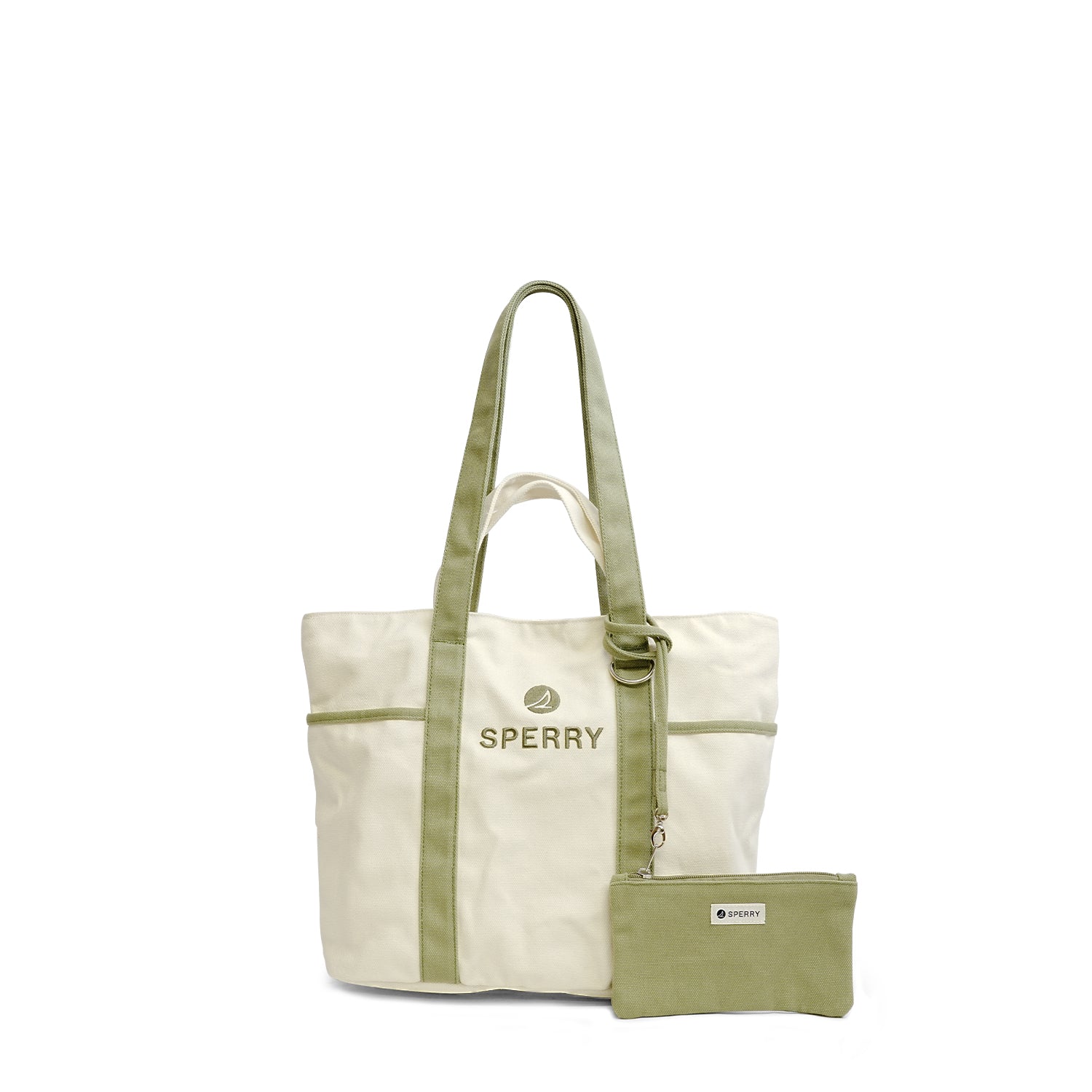 Totebag - Cream/Sage (25F85160)