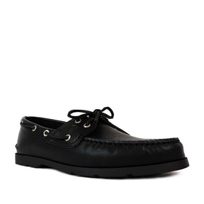 Men's Leeward Boat Shoes Topsider - Black (25S00051)