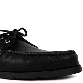Men's Leeward Boat Shoes Topsider - Black (25S00051)