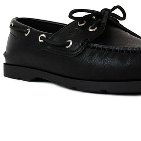 Men's Leeward Boat Shoes Topsider - Black (25S00051)