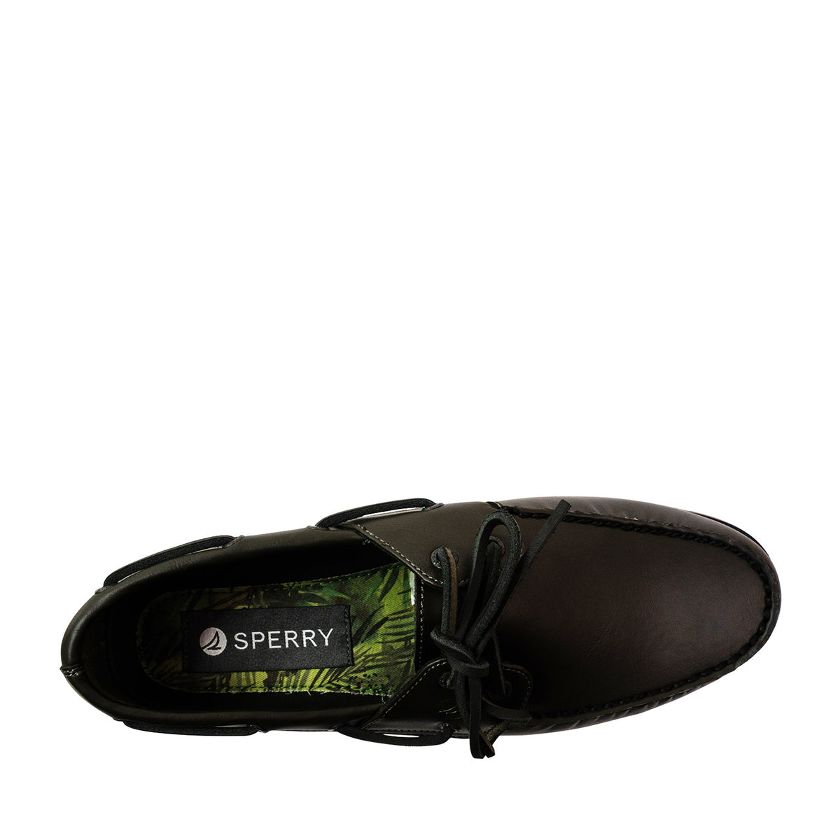Men's Leeward Boat Shoes Topsider - Olive (25S00081)
