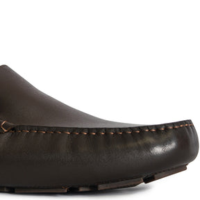 Men's Davenport Casual Loafers - Dark Brown (25S00091)