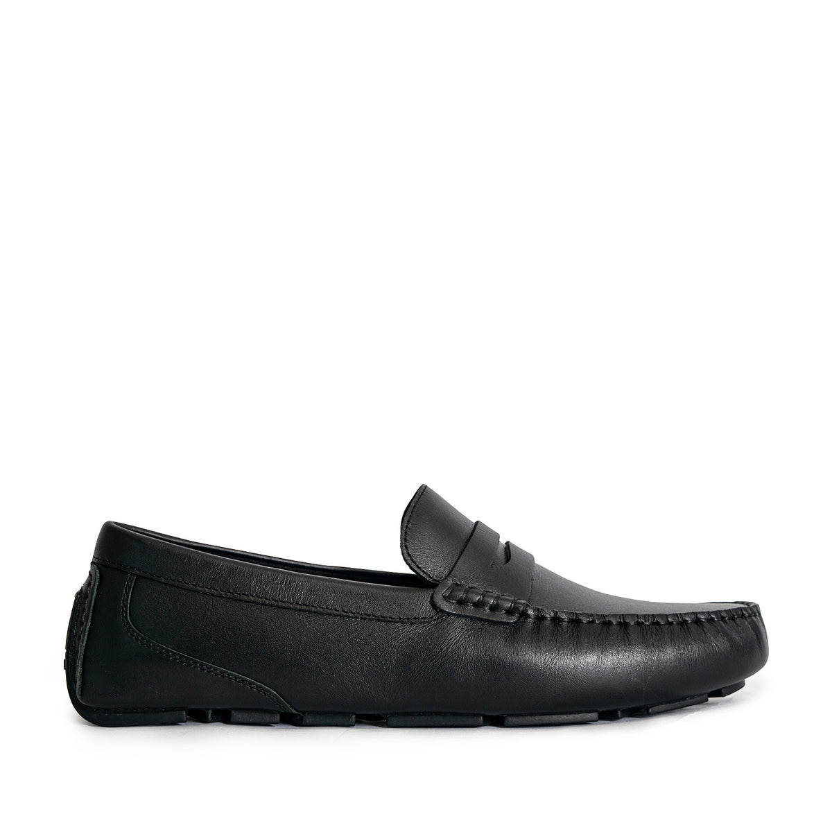 Men's Davenport Casual Penny Loafers - Black (25S00111)