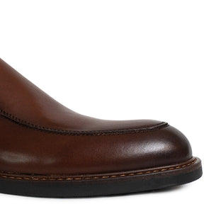 Men's Seaport Venetian Twin Gore Casual Shoes - Dark Brown (25S00181)