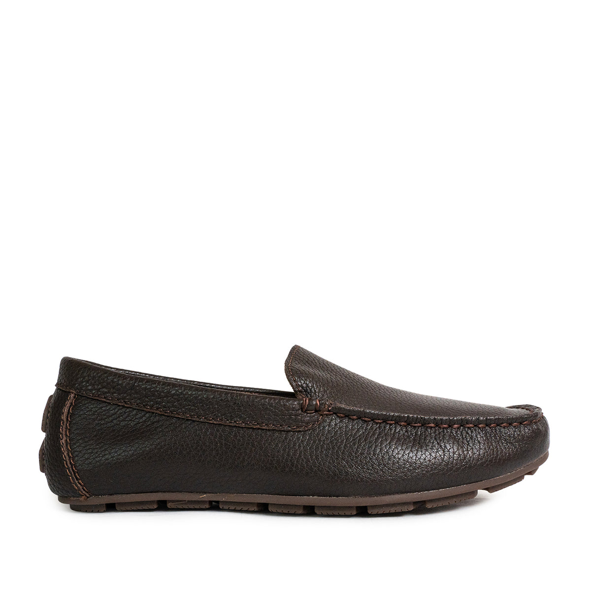 Men's Wave Venetian Casual Driving Shoes - Dark Brown (25S00241)