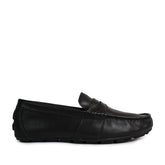 Men's Wave Driver Penny Casual Loafers - Black (25S00261)