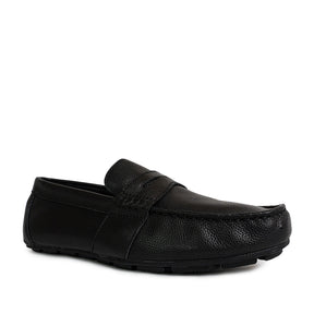 Men's Wave Driver Penny Casual Loafers - Black (25S00261)