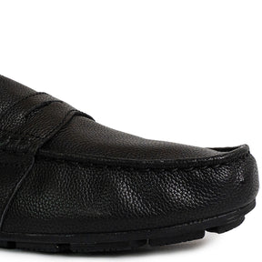 Men's Wave Driver Penny Casual Loafers - Black (25S00261)