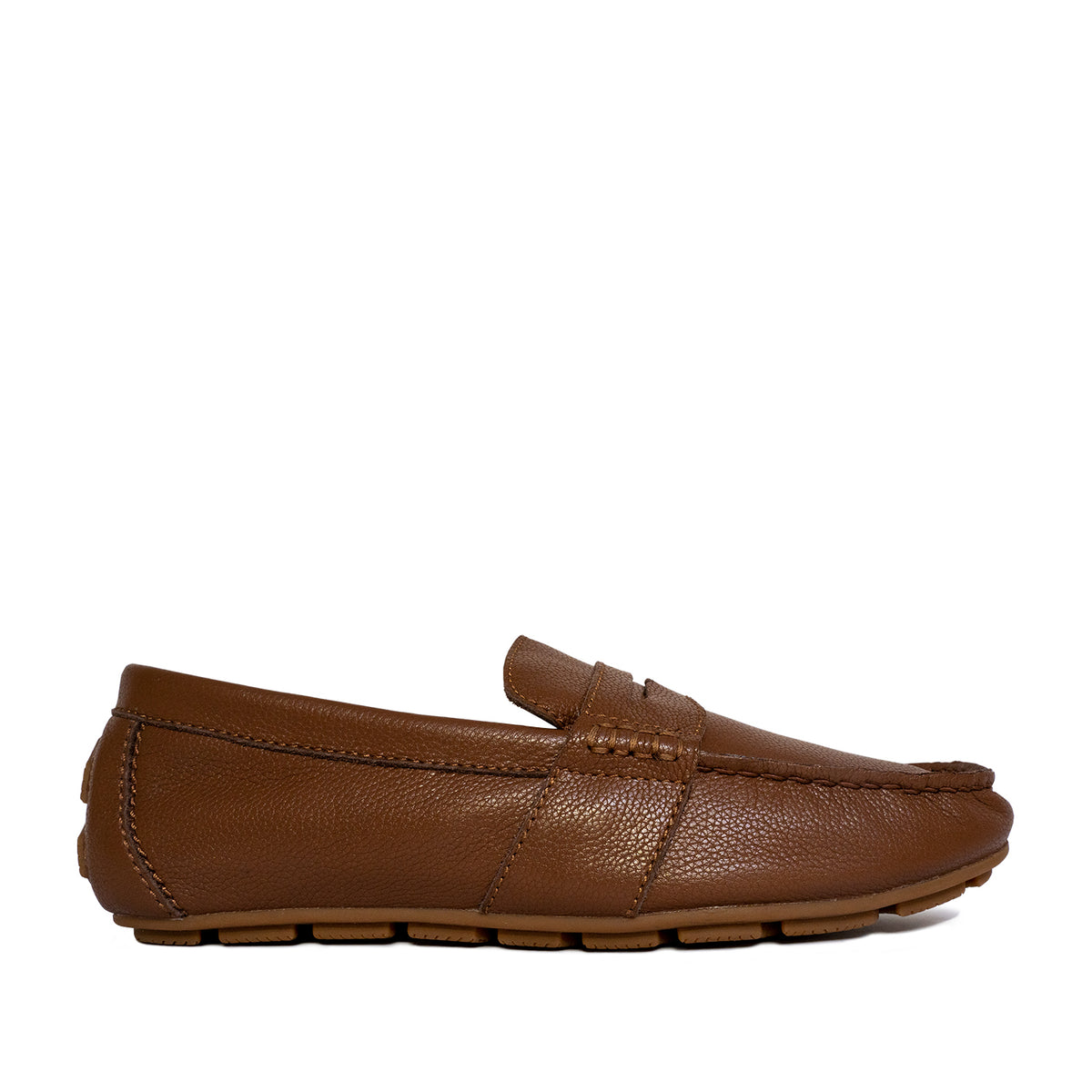 Men's Wave Driver Penny Casual Loafers - Brown (25S00271)