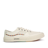 Men's Soletide Leather Sneakers - Light Beige/Rainbow (25S00411)