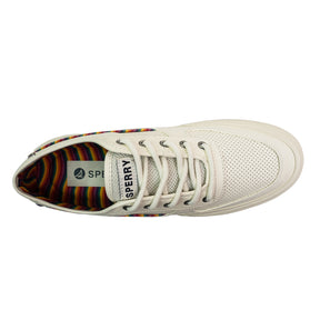 Men's Soletide Leather Sneakers - Light Beige/Rainbow (25S00411)