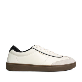Men's Pier 90 Leather Sneakers - Off-White/Black/Gum (25S00431)