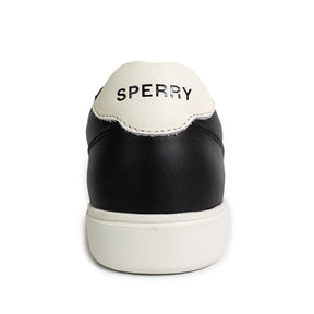 Men's Crew 90 Leather Sneakers - Black/Off-White (25S00461)