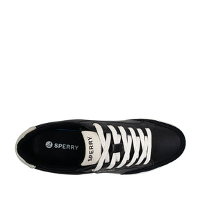 Men's Crew 90 Leather Sneakers - Black/Off-White (25S00461)