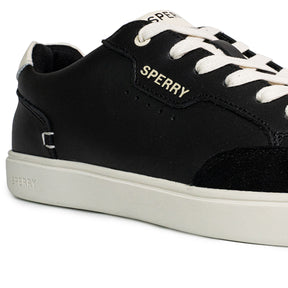 Men's Crew 90 Leather Sneakers - Black/Off-White (25S00461)
