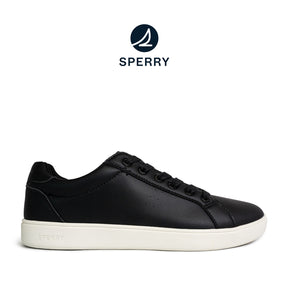 Men's Deck 90 LTT Leather Sneakers - Black/White (25S00571)