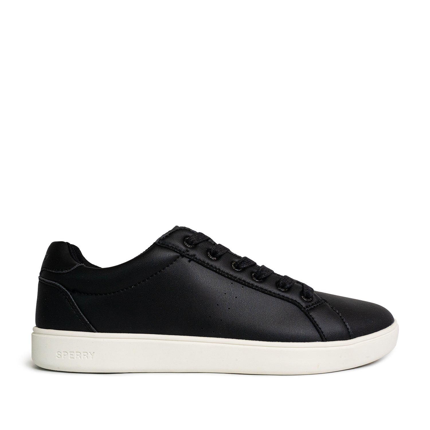 Men's Deck 90 LTT Leather Sneakers - Black/White (25S00571)