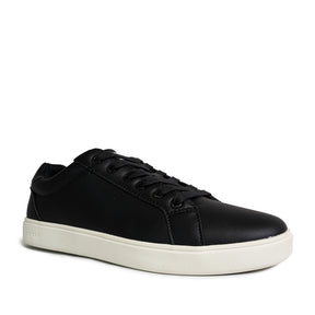 Men's Deck 90 LTT Leather Sneakers - Black/White (25S00571)