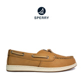 Women's Authentic Original™ Jewelfish 1-Eye Leather Boat Shoes Topsider - Light Tan/Off White (25S00712)