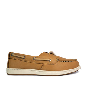 Women's Authentic Original™ Jewelfish 2-Eye Leather Boat Shoes Topsider - Light Tan/Off White (25S00712)