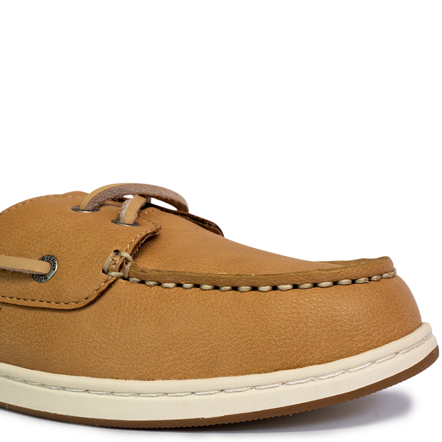 Women's Authentic Original™ Jewelfish 2-Eye Leather Boat Shoes Topsider - Light Tan/Off White (25S00712)