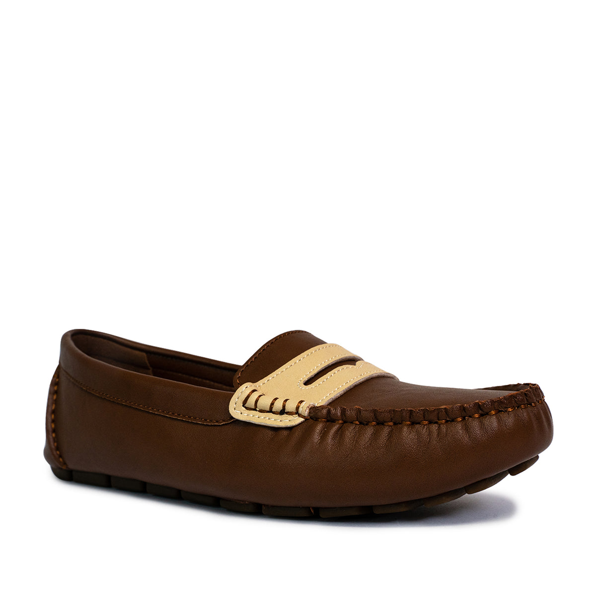 Women's Katharine Casual Penny Loafers - Medium Tan/Nude (25S00822)