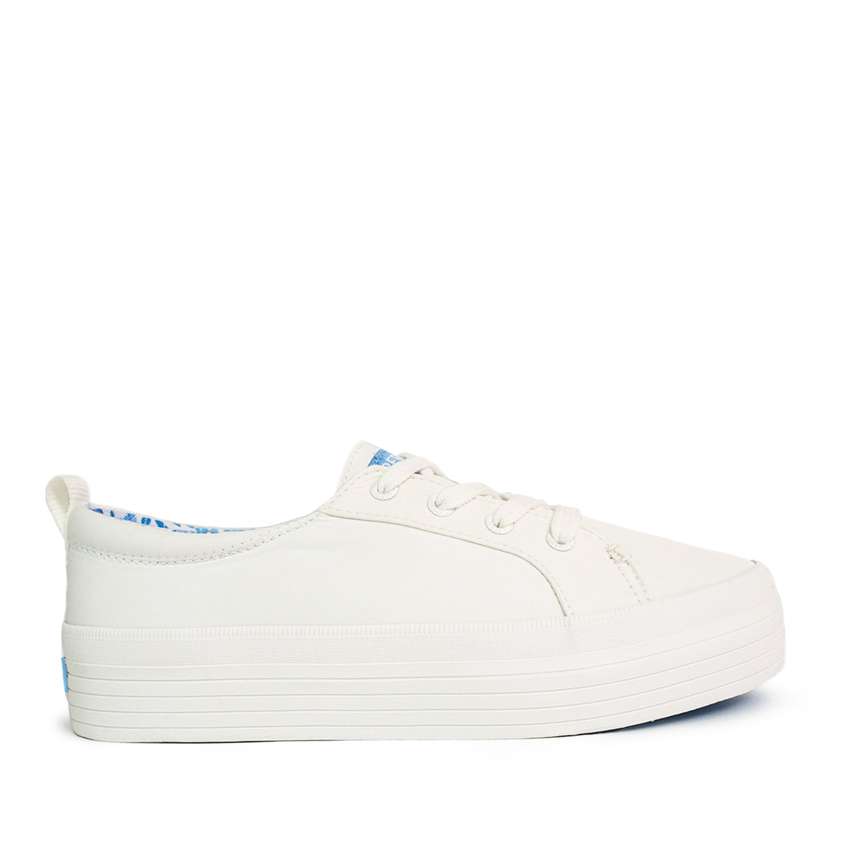 Women's Crest Platform II Sneakers - Off White/Blue Wave (25S00892)
