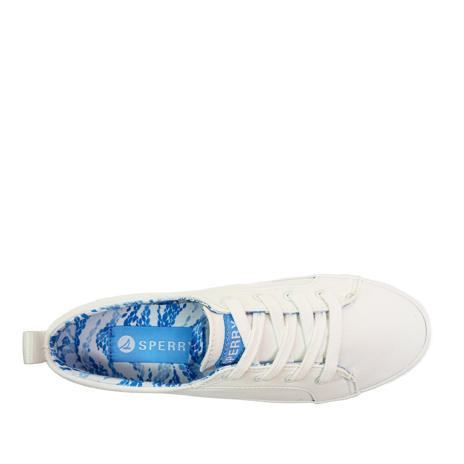 Women's Crest Platform II Sneakers - Off White/Blue Wave (25S00892)