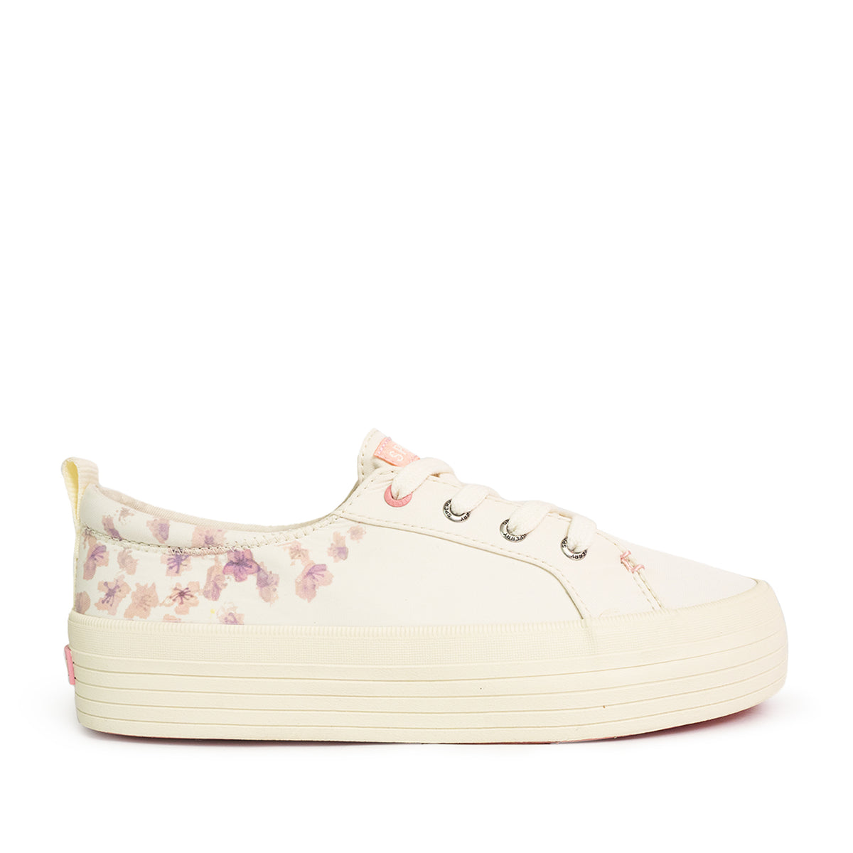 Women's Crest Platform II Sneakers - Light Beige/Sakura (25S00902)