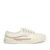 Women's Soletide Leather Sneakers - Off White/Mushroom (25S00942)