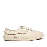 Women's Soletide Leather Sneakers - Light Beige/Rainbow (25S00952)