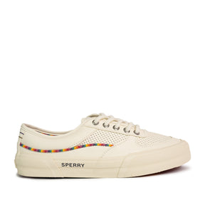 Women's Soletide Leather Sneakers - Light Beige/Rainbow (25S00952)