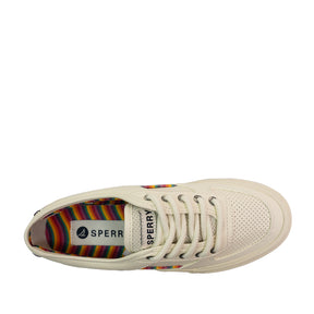 Women's Soletide Leather Sneakers - Light Beige/Rainbow (25S00952)