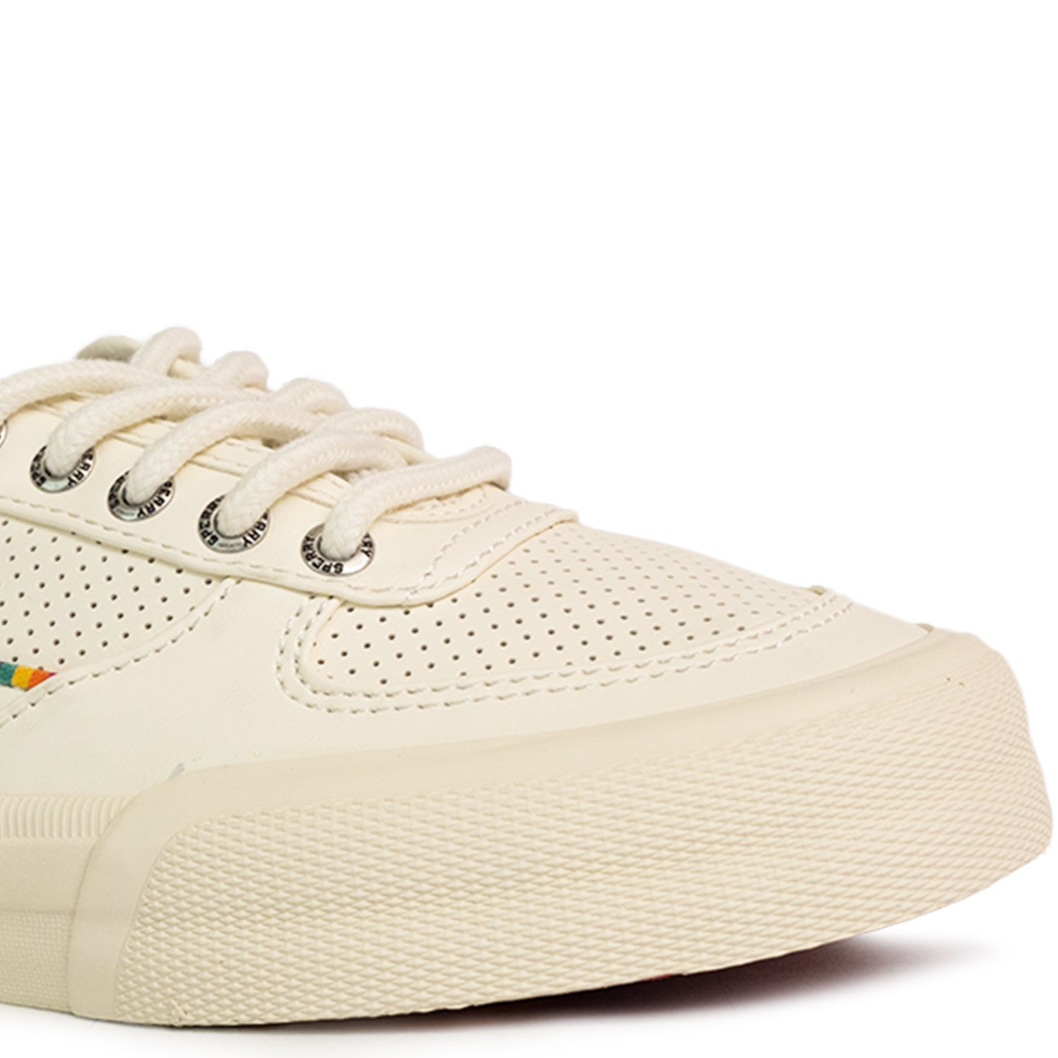 Women's Soletide Leather Sneakers - Light Beige/Rainbow (25S00952)