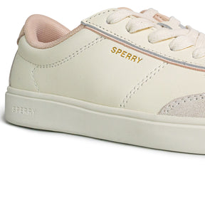 Women's Pier 90 Leather Sneakers - Off White/Pink (25S00962)