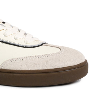 Women's Pier 90 Leather Sneakers - Off White/Black/Gum (25S00972)