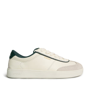 Women's Pier 90 Leather Sneakers - Off White/Green (25S00982)