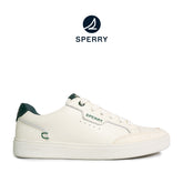 Women's Crew 90 Leather Sneakers - Off White/Green (25S00992)