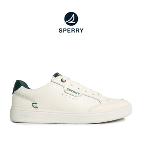 Women's Crew 90 Leather Sneakers - Off White/Green (25S00992)