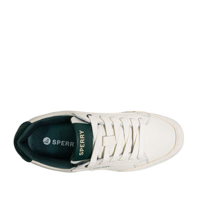 Women's Crew 90 Leather Sneakers - Off White/Green (25S00992)