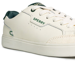 Women's Crew 90 Leather Sneakers - Off White/Green (25S00992)