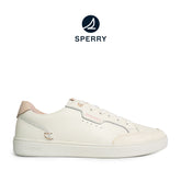 Women's Crew 90 Leather Sneakers - Off White/Pink (25S01002)