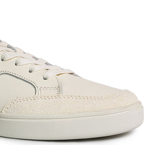 Women's Crew 90 Leather Sneakers - Off White/Pink (25S01002)