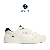 Women's Crew 90 Leather Sneakers - Off White/Black (25S01012)