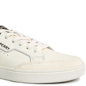Women's Crew 90 Leather Sneakers - Off White/Black (25S01012)