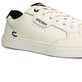 Women's Crew 90 Leather Sneakers - Off White/Black (25S01012)